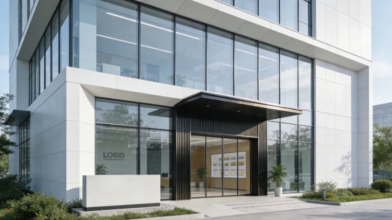 合肥2500平现代简约风办公室设计效果图