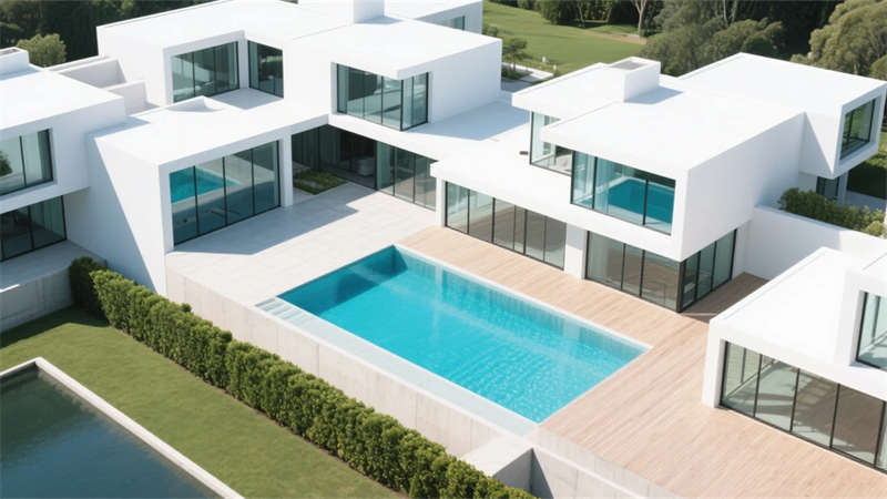 无界光影，静谧几何——合肥2000平民宿装修设计效果图