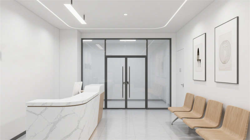 合肥医院设计：口腔诊疗空间方案，简约化专业氛围